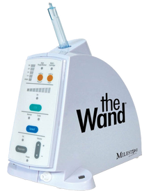The Wand which provides almost pain-free numbing